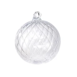 Hot Boule de noël cristal taille diamant Décoration|Ornements Cristal