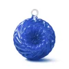 Sale Boule de noël en cristal kouglof 2019 bleu Décoration