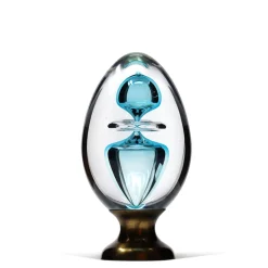 New Boule d’escalier cristal turquoise Sulfures Cristal|Sulfures, Presse-Papiers