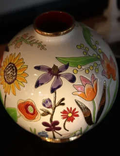 Discount Boule Flo Bucolique Émaux de Longwy Éditions D’Art Cristal|Vases & Boules