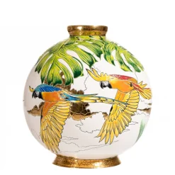 Hot Boule flo Vale Do Javari Émaux de Longwy Vases Cristal Couleur|Éditions D’Art Cristal