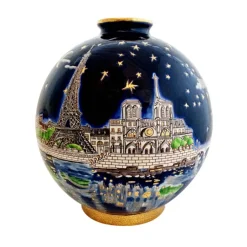 Best Boule Paris Ville Lumière JO 2024 Émaux de Longwy Éditions D’Art Cristal|Vases & Boules