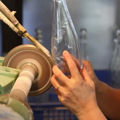 New Bouteille mirabelle taillé Art De La Table|Flasque, Bouteille Cristal