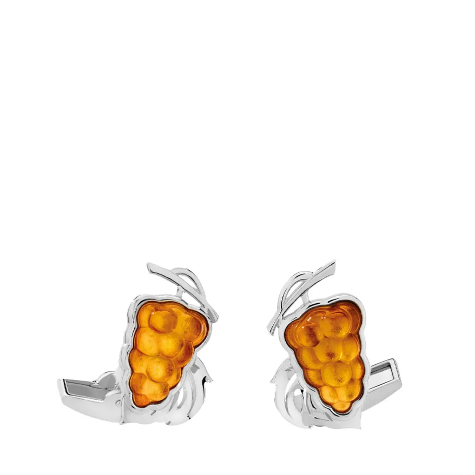 Boutons de manchette vigne lalique Boutons De Manchette Cristal|Boutons De Manchette