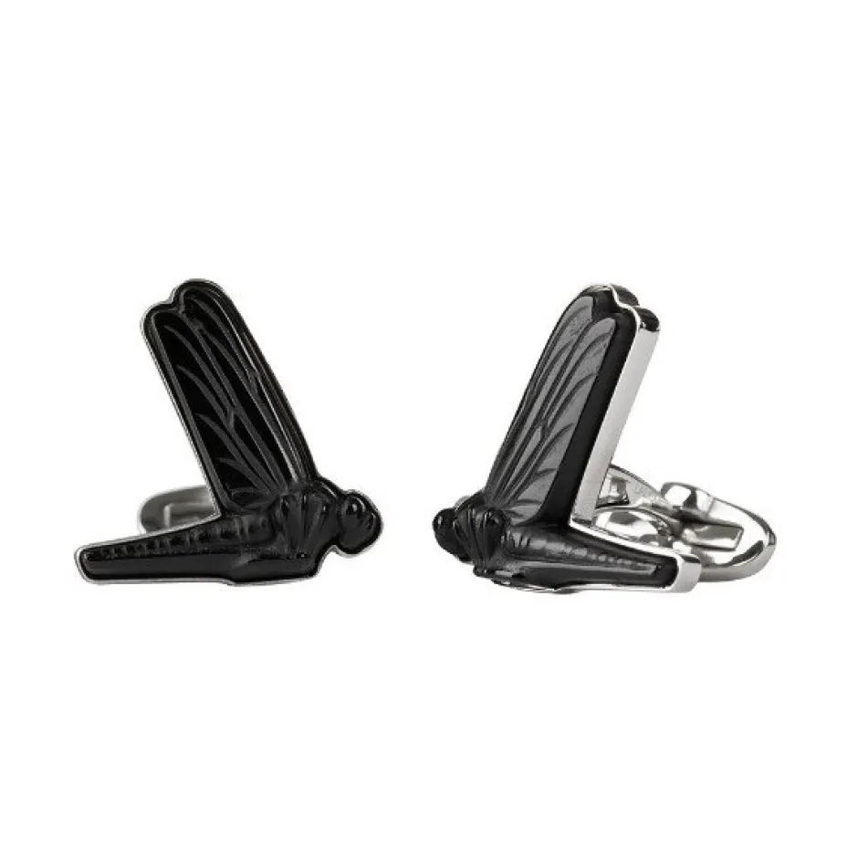 Best Boutons manchettes libellule lalique Bijoux|Boutons De Manchette Cristal