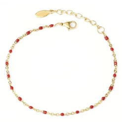 Clearance Bracelet bohème perles rouge Bracelets Cristal|Bracelets