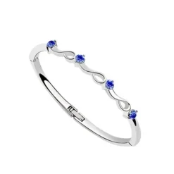 Discount Bracelet rigide étoile cristal bleu saphir Bracelets Cristal|Bracelets