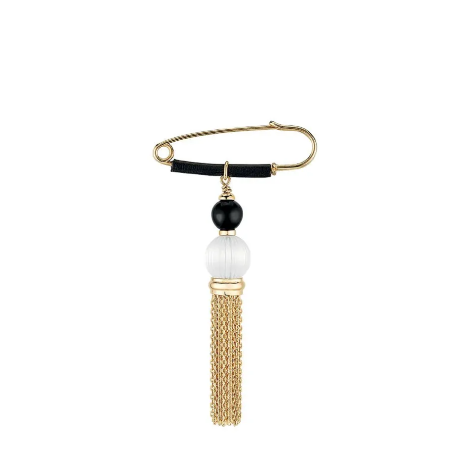 Broche vibrante pompon lalique Bijoux|Broches Cristal