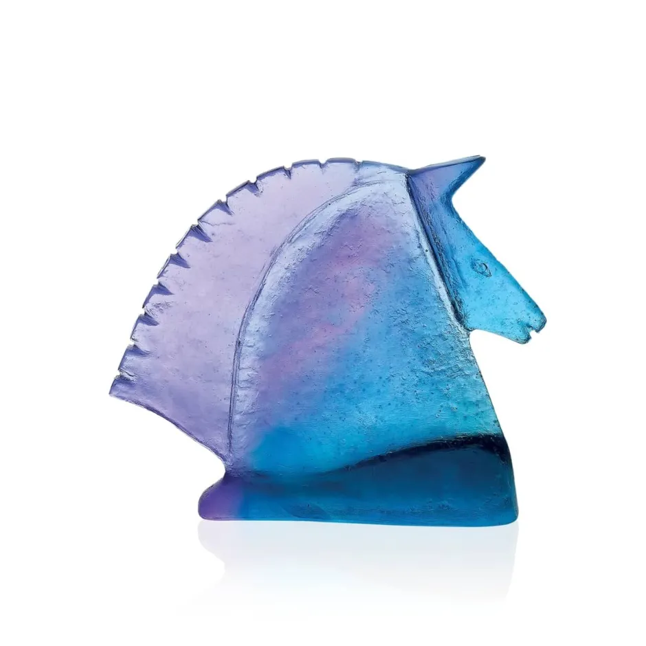 Online Cabeza bleu cheval daum Editions D’Art|Animaux Cristal