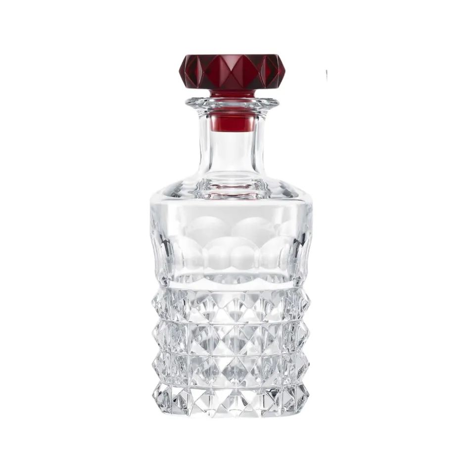 Discount Carafe Louxor bouchon rouge Baccarat Carafes Cristal Taillé|Art De La Table