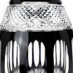 Carafe vin cristal noir pénombre Art De La Table|Carafes Cristal Taillé