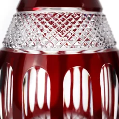 Hot Carafe vin mireille rouge Carafes Cristal Taillé|Art De La Table