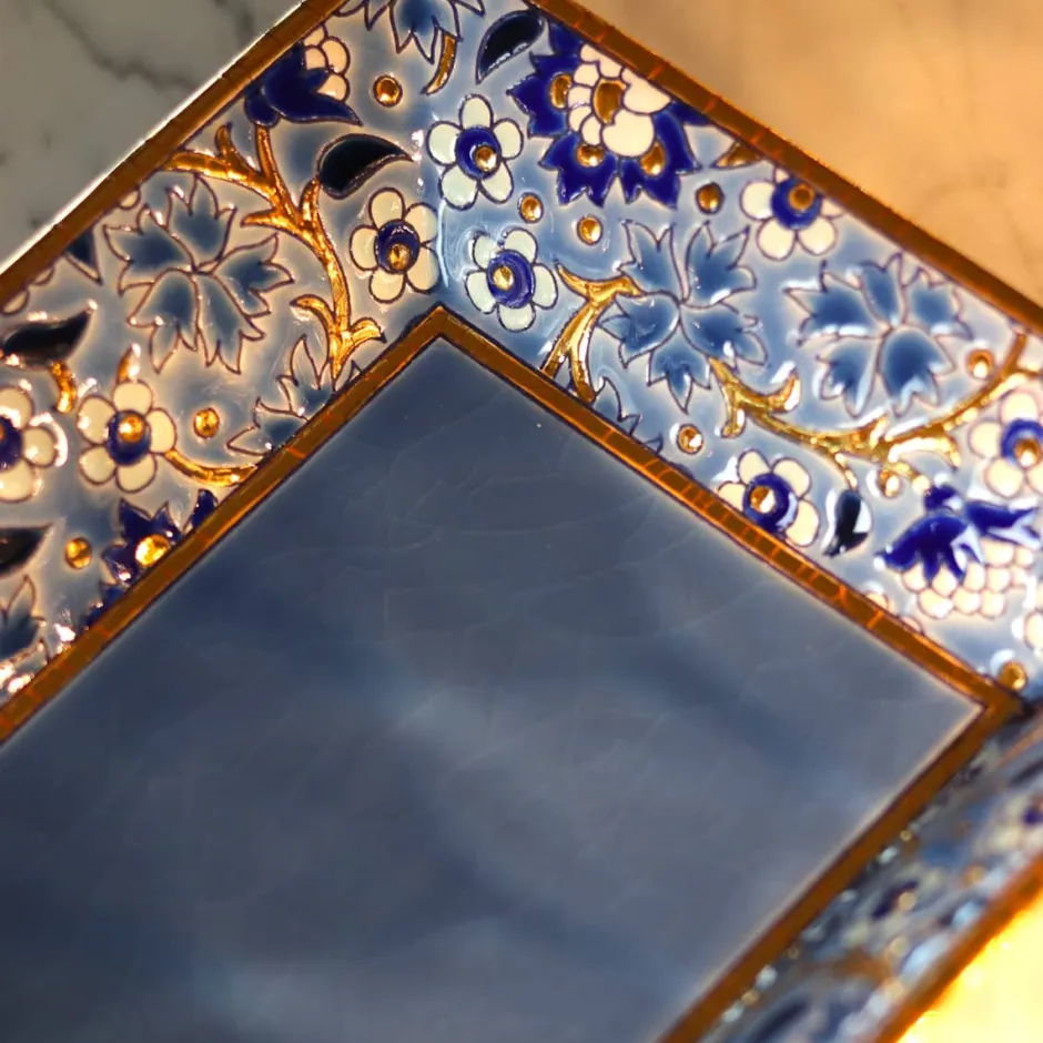 Online Cendrier vide-poches Héritage bleu Émaux de Longwy Coupes & Photophores|Cendriers