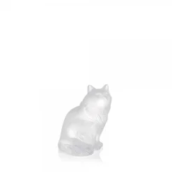 New Chat heggie lalique Bestiaire|Animaux Cristal