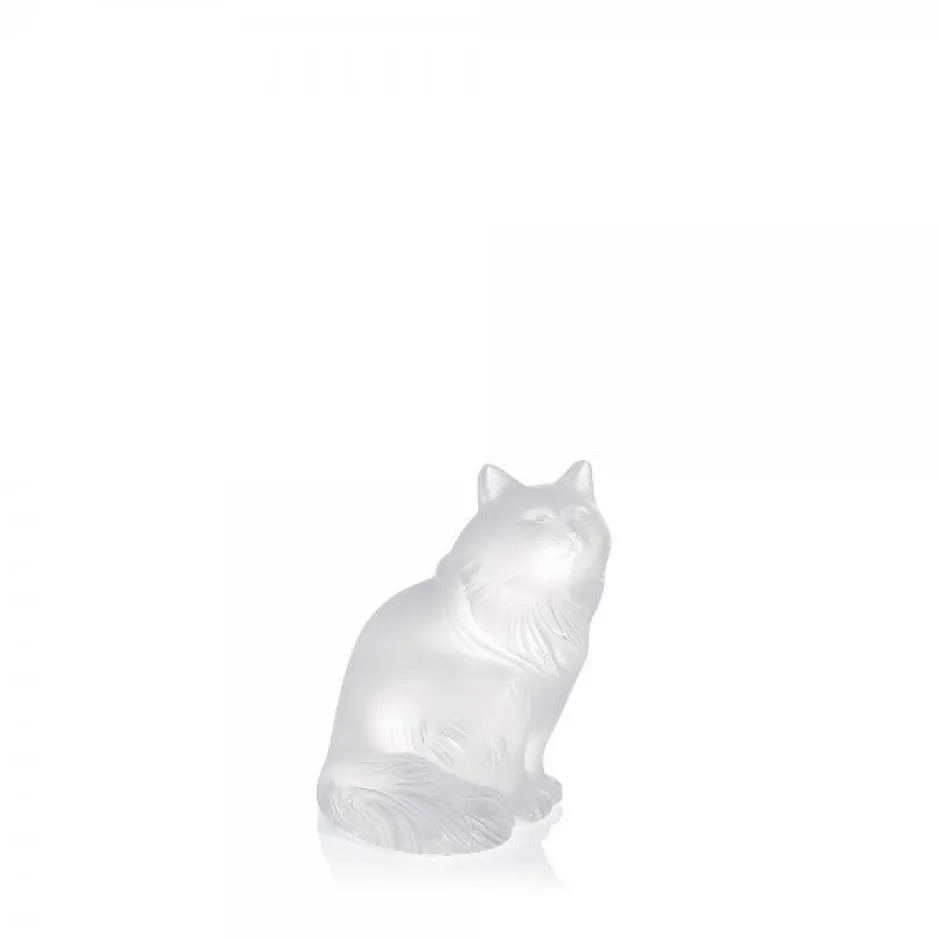 New Chat heggie lalique Bestiaire|Animaux Cristal