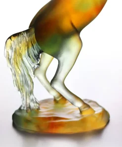 Cheval fougeux ambre gris daum Bestiaire|Editions D’Art