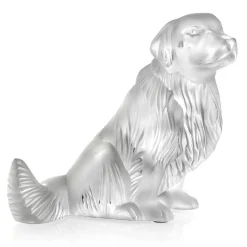 Outlet Chien golden retriever Lalique Animaux Cristal|Sculptures Et Figurines