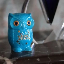 Online Chouette bleu 2025 Émaux de Longwy 500 ex Animaux|Animaux Cristal