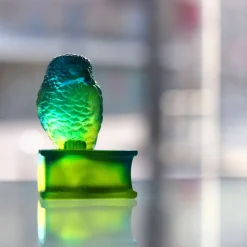 Discount Chouette verte sur livre daum Bestiaire|Animaux Cristal