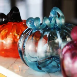 Discount Citrouille décorative cristal de Lorraine orange Décoration|Sulfures, Presse-Papiers Cristal