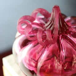 Clearance Citrouille décorative cristal de Lorraine rose fuchsia Décoration|Sulfures, Presse-Papiers Cristal