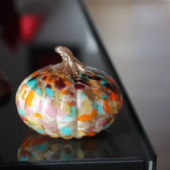 New Citrouille décorative d’Automne Décoration|Sulfures, Presse-Papiers Cristal