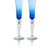 Coffret 2 flutissimo mille nuits bleu clair baccarat Art De La Table|Verre À Pied