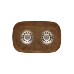 Coffret 2 gobelets café court Folia + plateau Saint-Louis Art De La Table|Verre À Pied