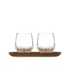 Discount Coffret 2 gobelets café long Folia + plateau Saint-Louis Art De La Table|Verre À Pied