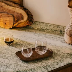 Discount Coffret 2 gobelets café long Folia + plateau Saint-Louis Art De La Table|Verre À Pied
