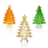 Clearance Coffret Sapins miniature verre au chalumeau X3 Décoration|Figurines Miniature Cristal