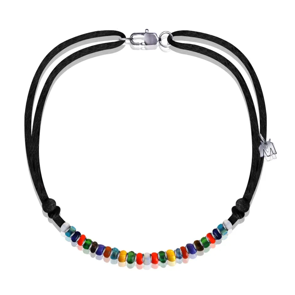 Online Collier Arlequin verre de Murano Michaël Vessière Colliers Cristal|Colliers