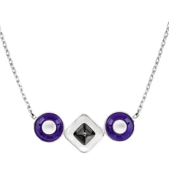 New Collier charmante lalique Colliers Cristal|Colliers