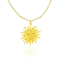 Clearance Collier Hélios dieu grec du soleil Pendentifs Cristal|Pendentifs