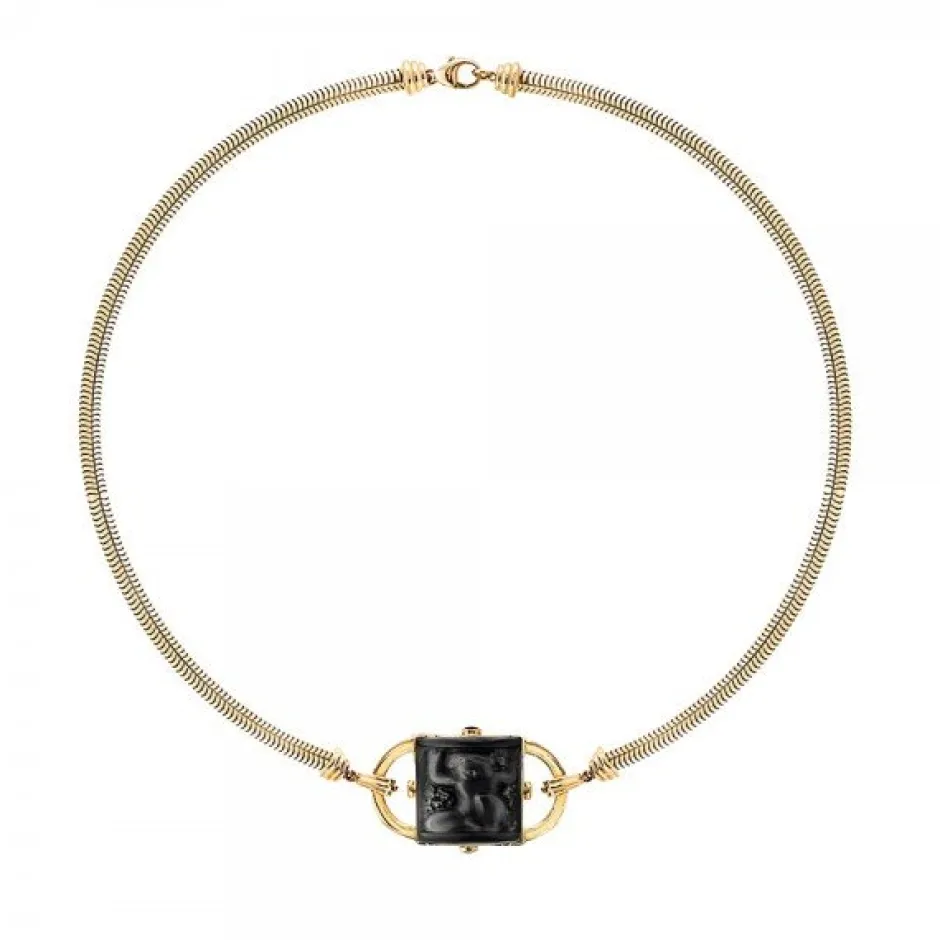 Discount Collier nysa cristal noir lalique Bijoux|Colliers Cristal