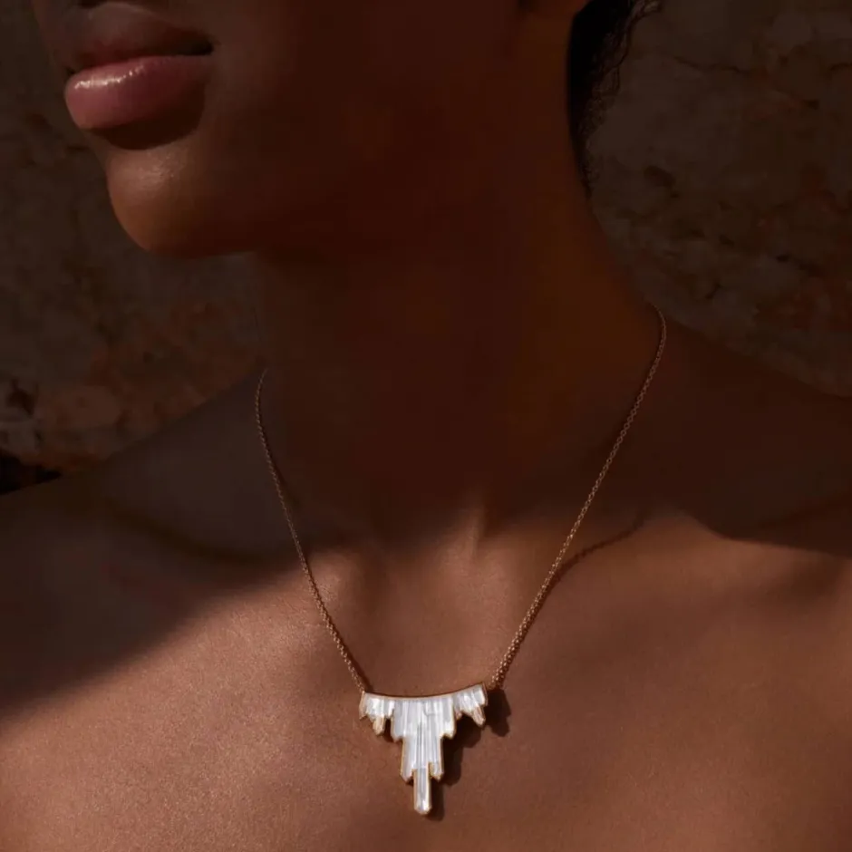 New Collier Terramineral 3 cristaux Lalique Colliers Cristal|Colliers