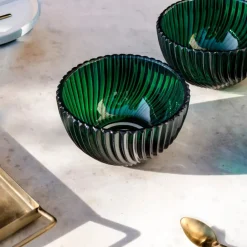 Coupe à fruit cristal Amazone vert Coupes Cristal|Coupes, Coupelles Et Photophores