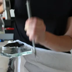 Discount Coupe en verre par Aline Thibault (incolore) Coupes, Coupelles Et Photophores|Coupelles Cristal