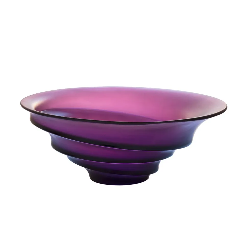 Coupe violette sand daum par christian ghion Editions D’Art|Coupes Cristal