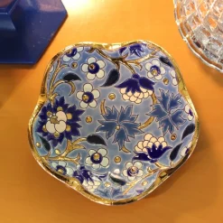 Sale Coupelle ourlée Héritage bleu Émaux de Longwy Coupes & Photophores|Vide-Poches Cristal