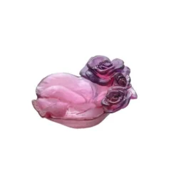 Clearance Coupelle rose passion daum Coupelles Cristal|Vide-Poches Cristal