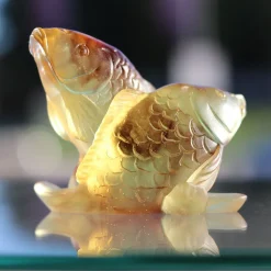 Discount Couple carpes daum Bestiaire|Animaux Cristal