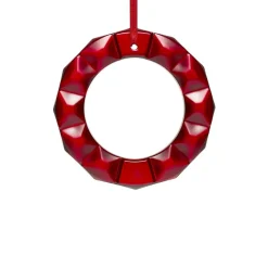 New Couronne de noël rouge 2021 baccarat Décoration Noël Baccarat|Décoration