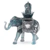 Outlet Eléphant Shalmara bleu gris Daum Bestiaire|Editions D’Art