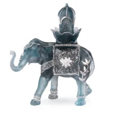 Outlet Eléphant Shalmara bleu gris Daum Bestiaire|Editions D’Art