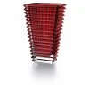 Discount Eye vase rectangulaire rouge baccarat Vases|Vases Cristal Couleur