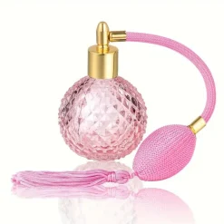 Outlet Flacon vaporisateur rose verre longue frange Flacon De Parfum
