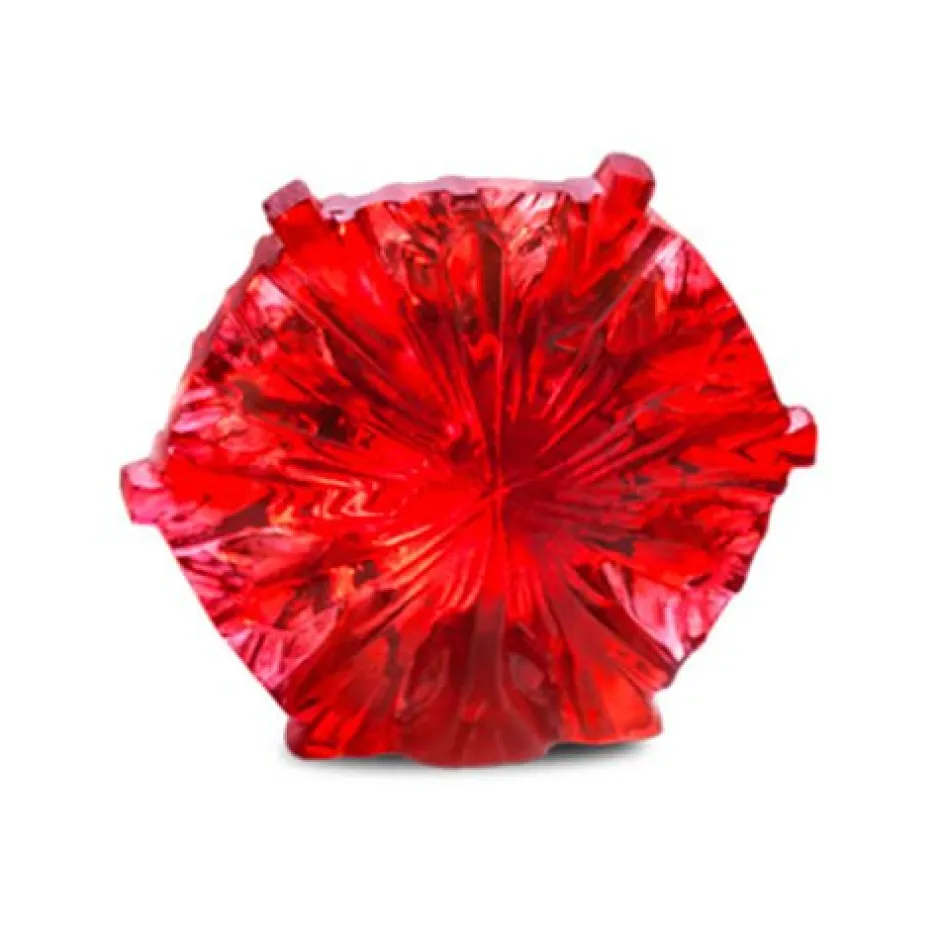 Online Flocon de neige rouge daum Sulfures, Presse-Papiers Cristal