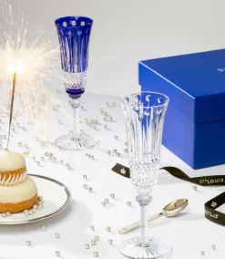 Sale Flûte à champagne couleur tommy saint-louis Flûte Champagne|Verre Cristal