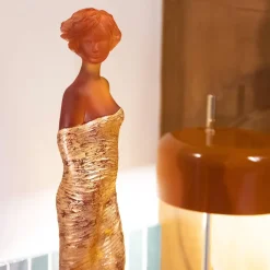 New Galatéa Ambre et Or Daum Jean-Philippe Richard Editions D’Art|Éditions D’Art Cristal